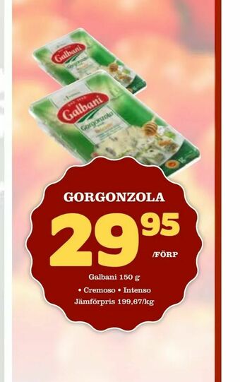 Nelins Gorgonzola erbjuda
