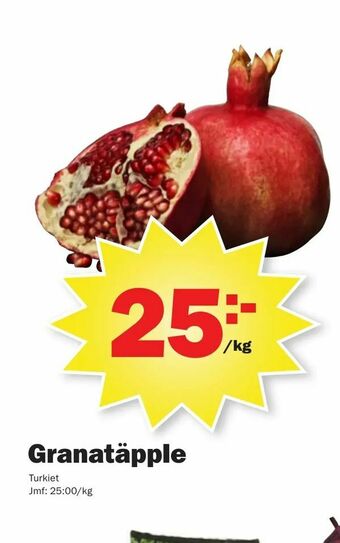 Pekås Granatäpple erbjuda