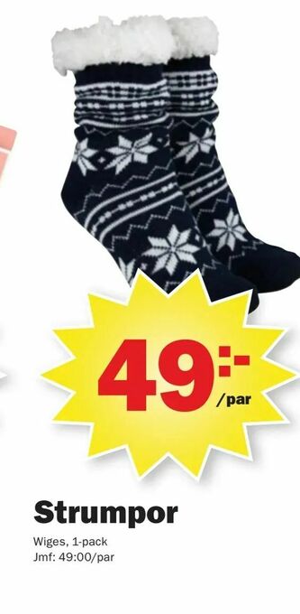 Pekås Strumpor erbjuda