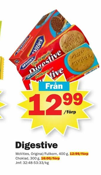 Pekås Digestive erbjuda