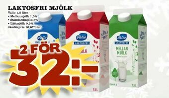 Laktosfri mjölk