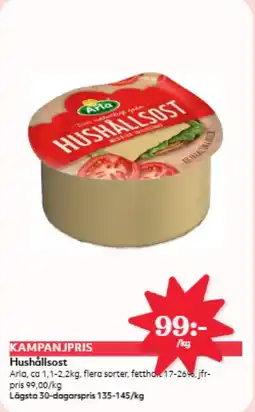 Östenssons Arla Hushållsost erbjuda