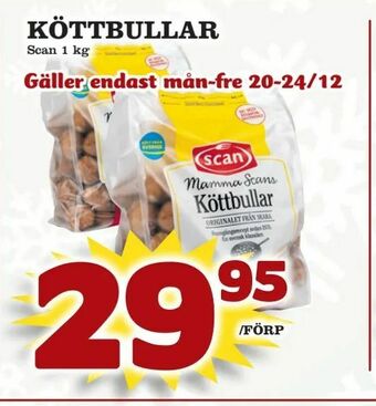 Prisma Mat Köttbullar erbjuda