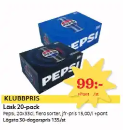 Östenssons PEPSI Läsk erbjuda