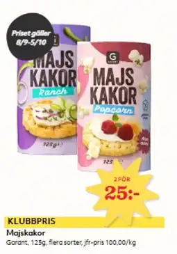 Östenssons Garant Majskakgor erbjuda