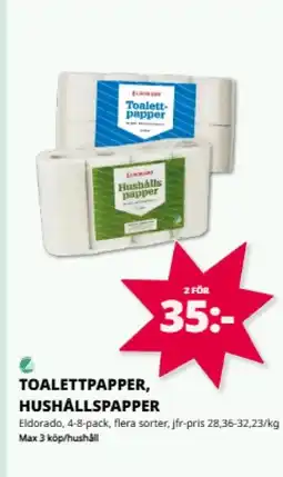 Tempo ELDORADO Toalettpapper, hushållspapper erbjuda
