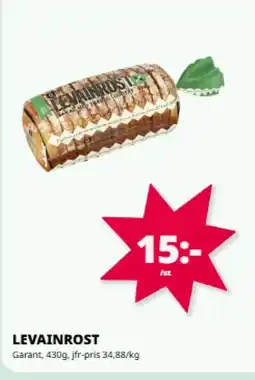 Tempo Garant Levainrost erbjuda