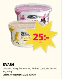 Tempo LINDAHLS Kvarg erbjuda