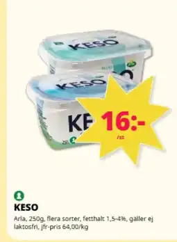 Tempo ARLA Keso erbjuda