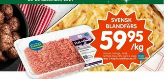 Tempo Svensk blandfärs erbjuda