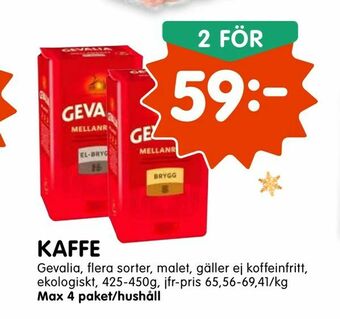 Tempo Kaffe erbjuda