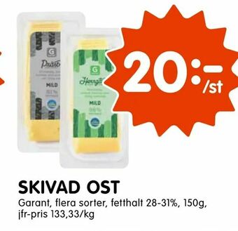Tempo Skivad ost erbjuda