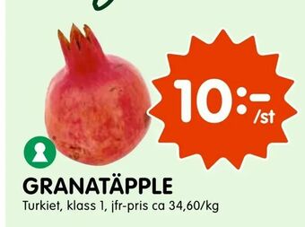 Tempo Granatäpple erbjuda