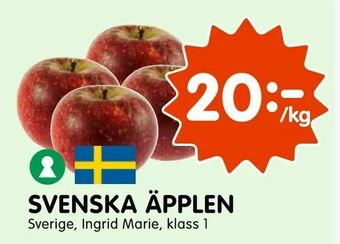 Tempo Svenska äpplen erbjuda