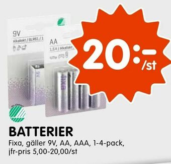 Tempo Batterier erbjuda