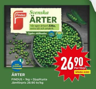 Willys Ärter erbjuda