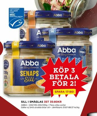 Willys Sill i småglas erbjuda