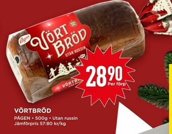 Willys Vörtbröd erbjuda