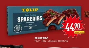 Willys Spareribs erbjuda