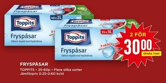 Willys Fryspåsar erbjuda