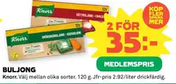 Coop Knorr Buljong erbjuda