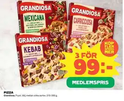 Coop GRANDIOSA Pizza erbjuda