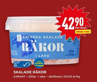 Willys Skalade räkor erbjuda