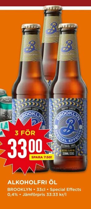 Willys Alkoholfri öl erbjuda