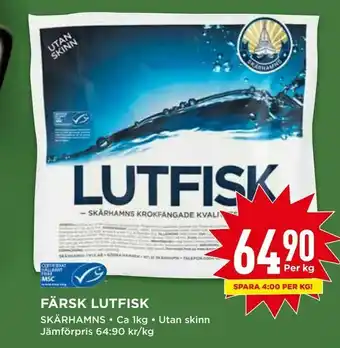Färsk lutfisk
