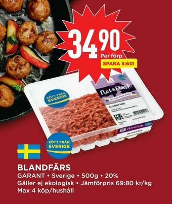 Willys Hemma Blandfärs erbjuda