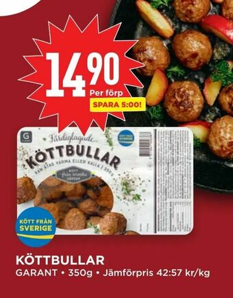 Willys Hemma Köttbullar erbjuda