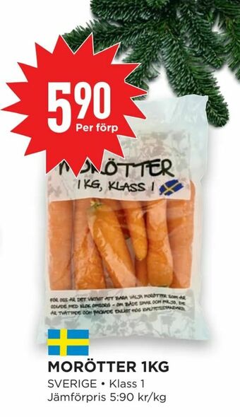 Willys Hemma Morötter 1kg erbjuda