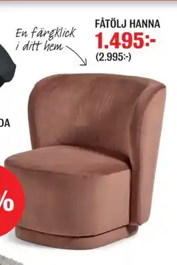 Mio FÅTÖLJ HANNA, SEK 1495 erbjuda