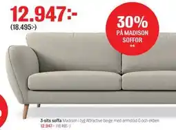 Mio 3-sits soffa, SEK 12947 erbjuda