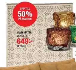 Mio VÄVD MATTA VENDELA, SEK 649 erbjuda