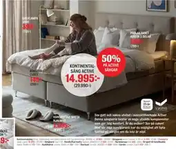 Mio KONTINENTALSÄNG ACTIVE, SEK 14995 erbjuda