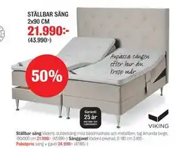 Mio STÄLLBAR SÄNG 2x90 CM, SEK 21990 erbjuda