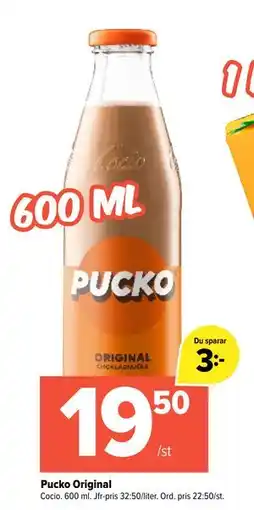 Coop Extra Pucko Original, SEK 19.5 erbjuda