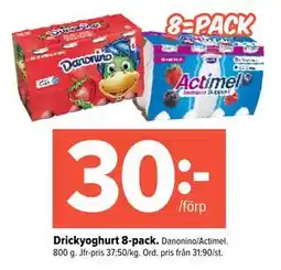 Coop Extra Drickyoghurt 8-pack., SEK 30 erbjuda