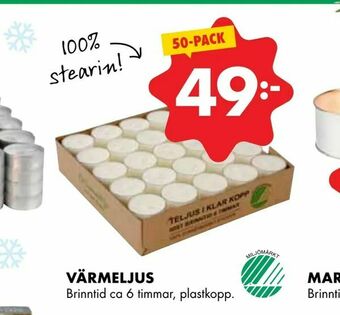 ÖoB Värmeljus erbjuda