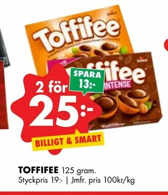 ÖoB Toffifee erbjuda
