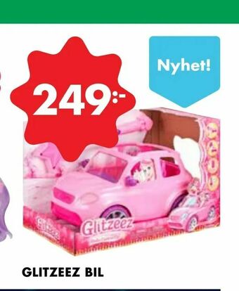 ÖoB Glitzeez bil erbjuda