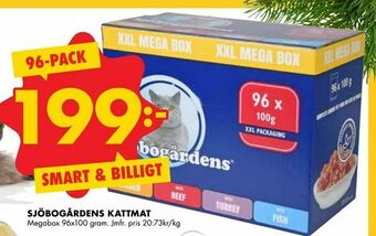 ÖoB Sjöbogårdens kattmat erbjuda