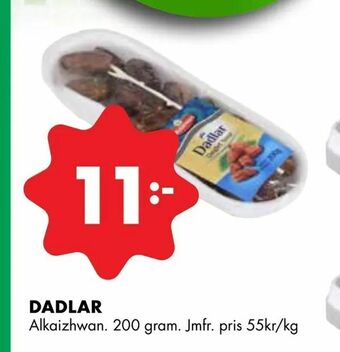ÖoB Dadlar erbjuda