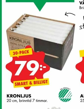 ÖoB Kronljus erbjuda