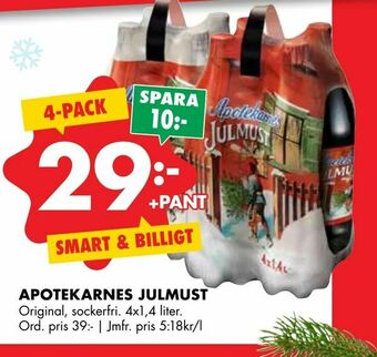 ÖoB Apotekarnes julmust erbjuda