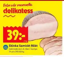 ICA Kvantum Skinka Samiskt Rökt erbjuda