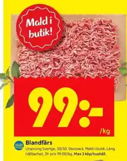 ICA Kvantum Blandfärs erbjuda