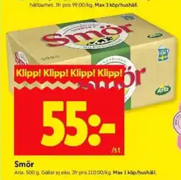 ICA Kvantum Smör erbjuda