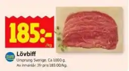 ICA Kvantum Lövbiff erbjuda